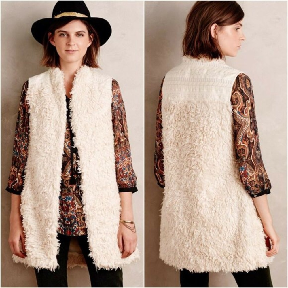 Hei Hei fuzzy Cozy Vest